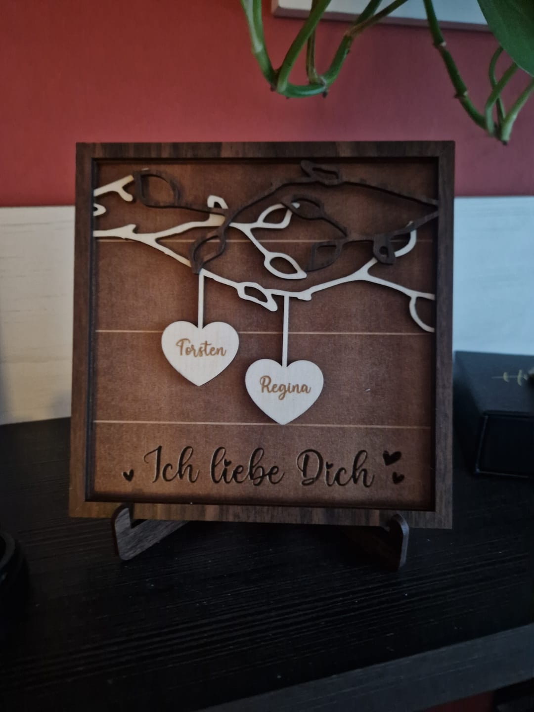Customer photo review of Du & Ich - Paar-Herzaufsteller
