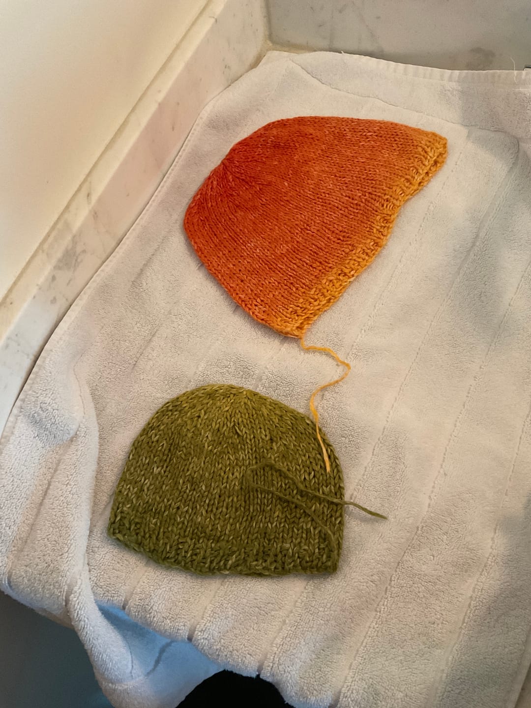 Customer photo review of Juniper Moon Farm Cumulus Rainbow Cotton Nylon Knitting Yarn