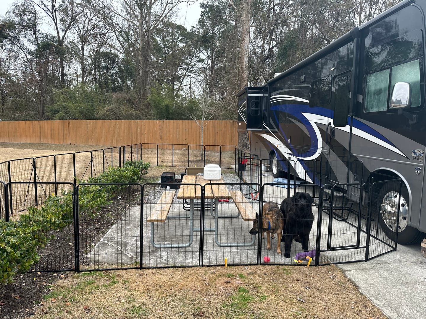 Customer photo review of Storage Bag for Storing & Carrying Playpen-Fits 8 Panels