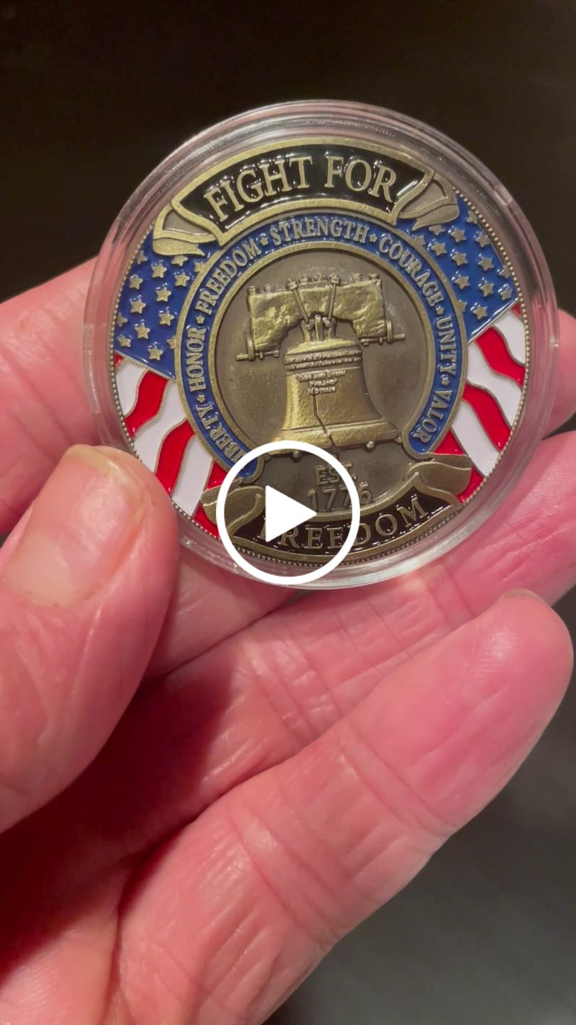 Customer video review of Hold The Line Coins