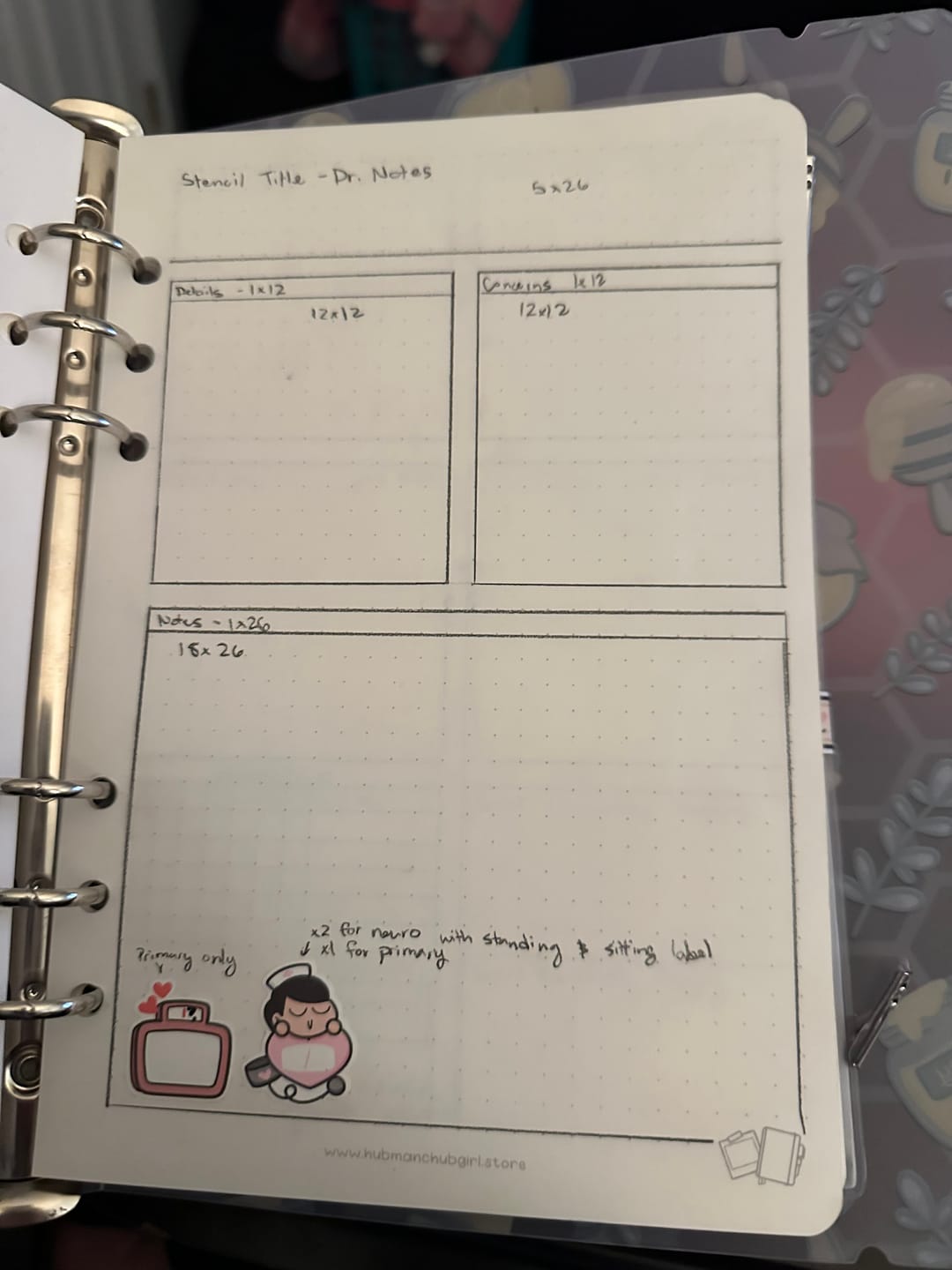 Customer photo review of Weight Tracker 2 Planner Stickers