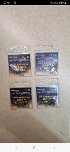 Customer photo review of ACOLYTE CARP CIRCLE EYED BARBLESS