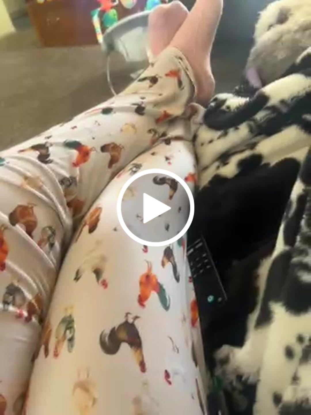 Customer video review of Chicken Bamboo Pajama Pants