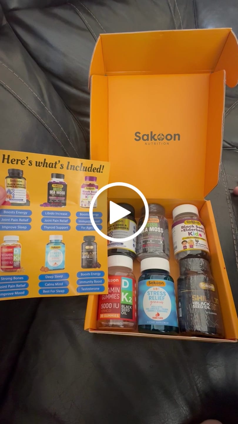 Customer video review of Sakoon Gummies Bundle Gift Set