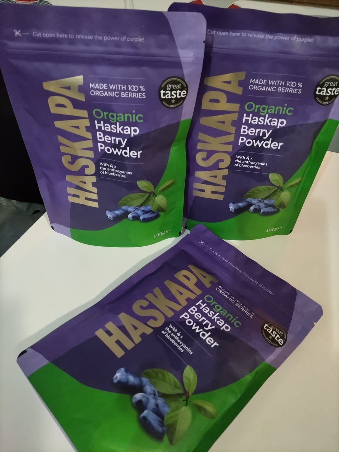Customer photo review of Triple Pack - Haskapa Organic Superfood Berry Powder