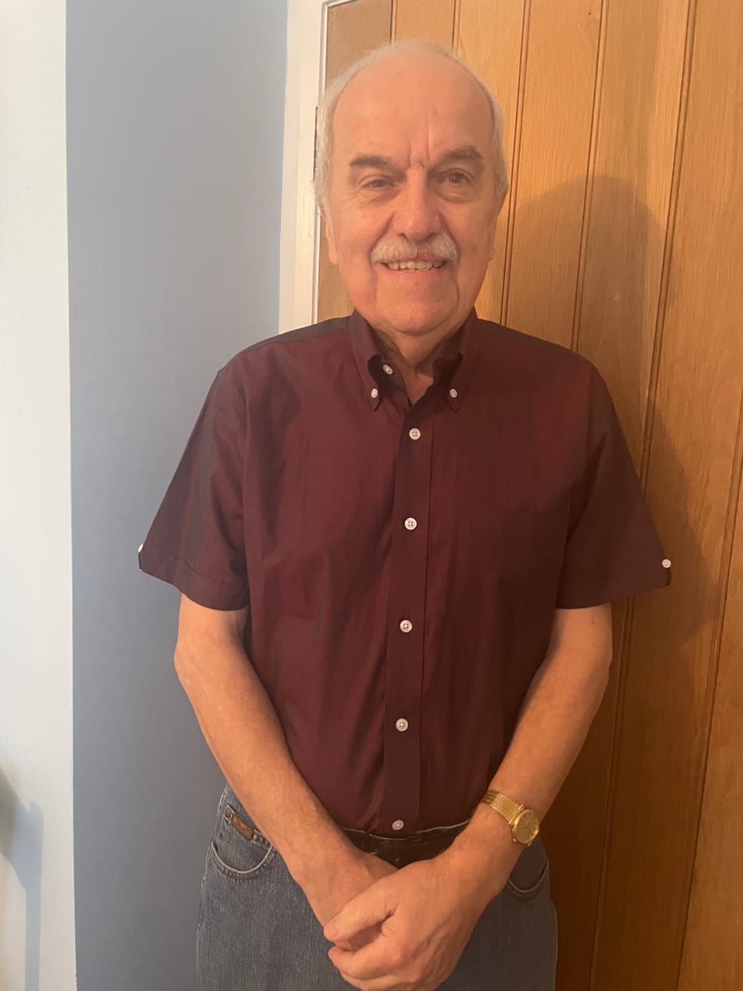 Customer photo review of Tonic Burgundy Shirt - Short sleeve