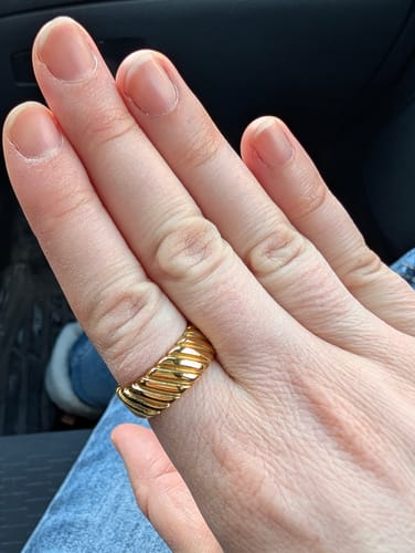 Customer photo review of Coquette Ring - Gold