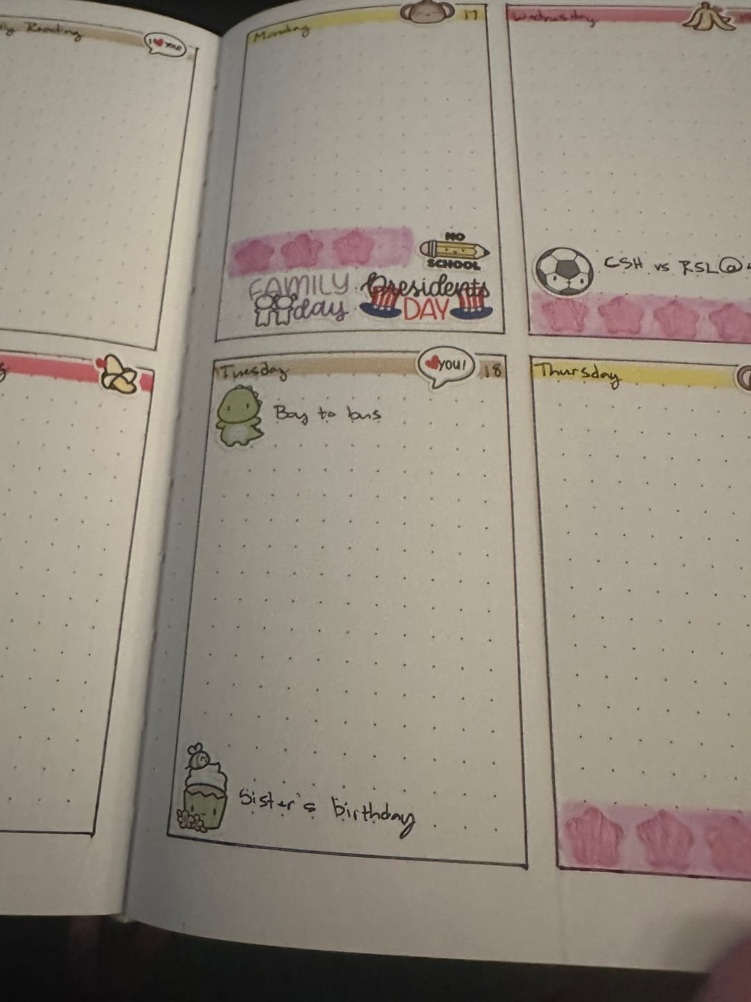 Customer photo review of Holidays Planner Stickers Set
