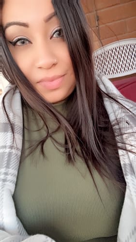 Customer photo review of Hidrocor Quartz Blue Gray Prescription Colored Contact Lenses