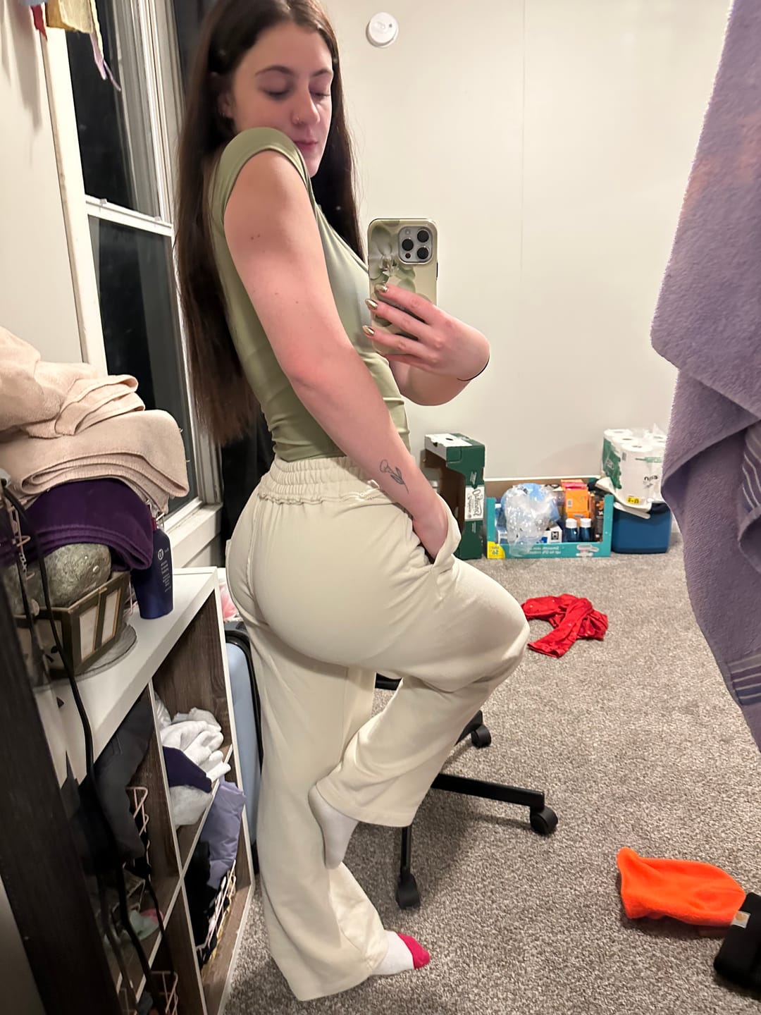 Customer photo review of W260 - Rebel Straight Leg Joggers