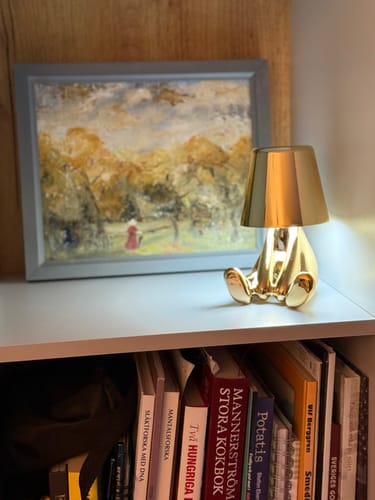 Customer photo review of Bordslampa batteri - Thinkerlamp guld