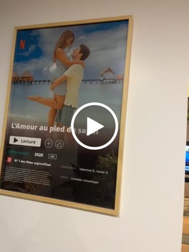 Customer video review of Poster Netflix - Affiche personnalisée