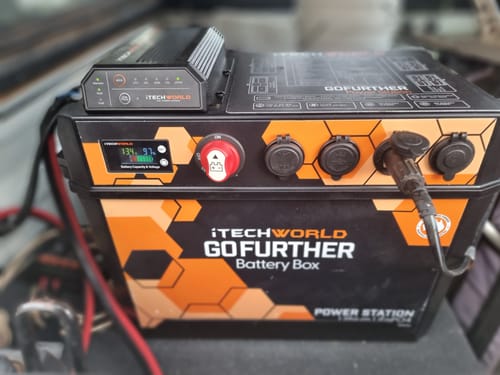 Customer photo review of GoFurther Battery Box with Integrated iTECHDCDC40