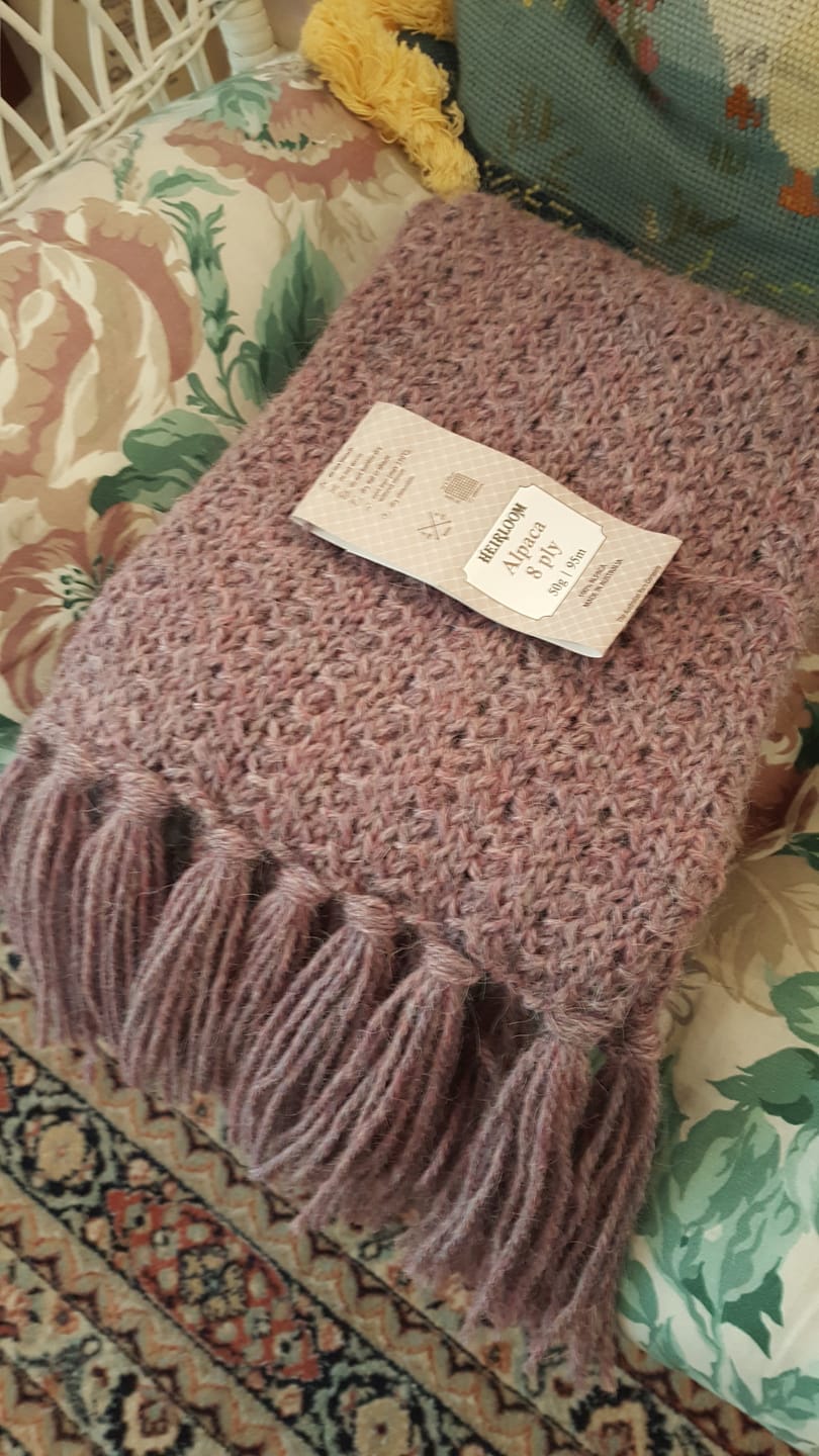 Customer photo review of Alpaca 8 ply