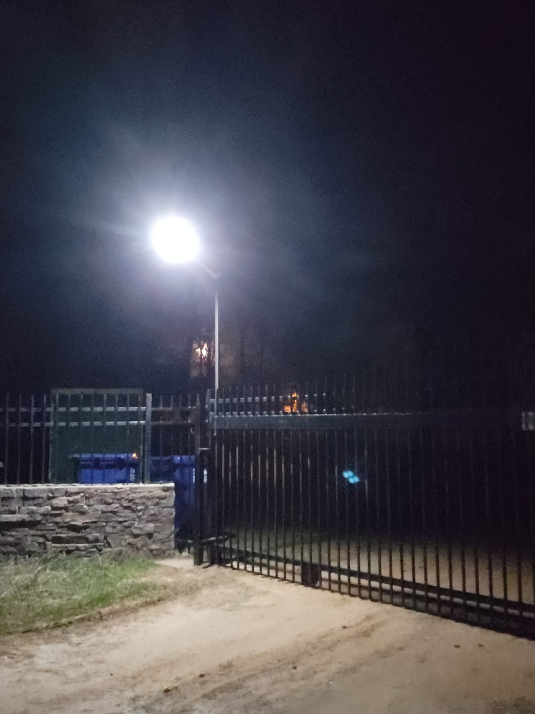 Customer photo review of 175W Solar Street Light 17500 Lumens