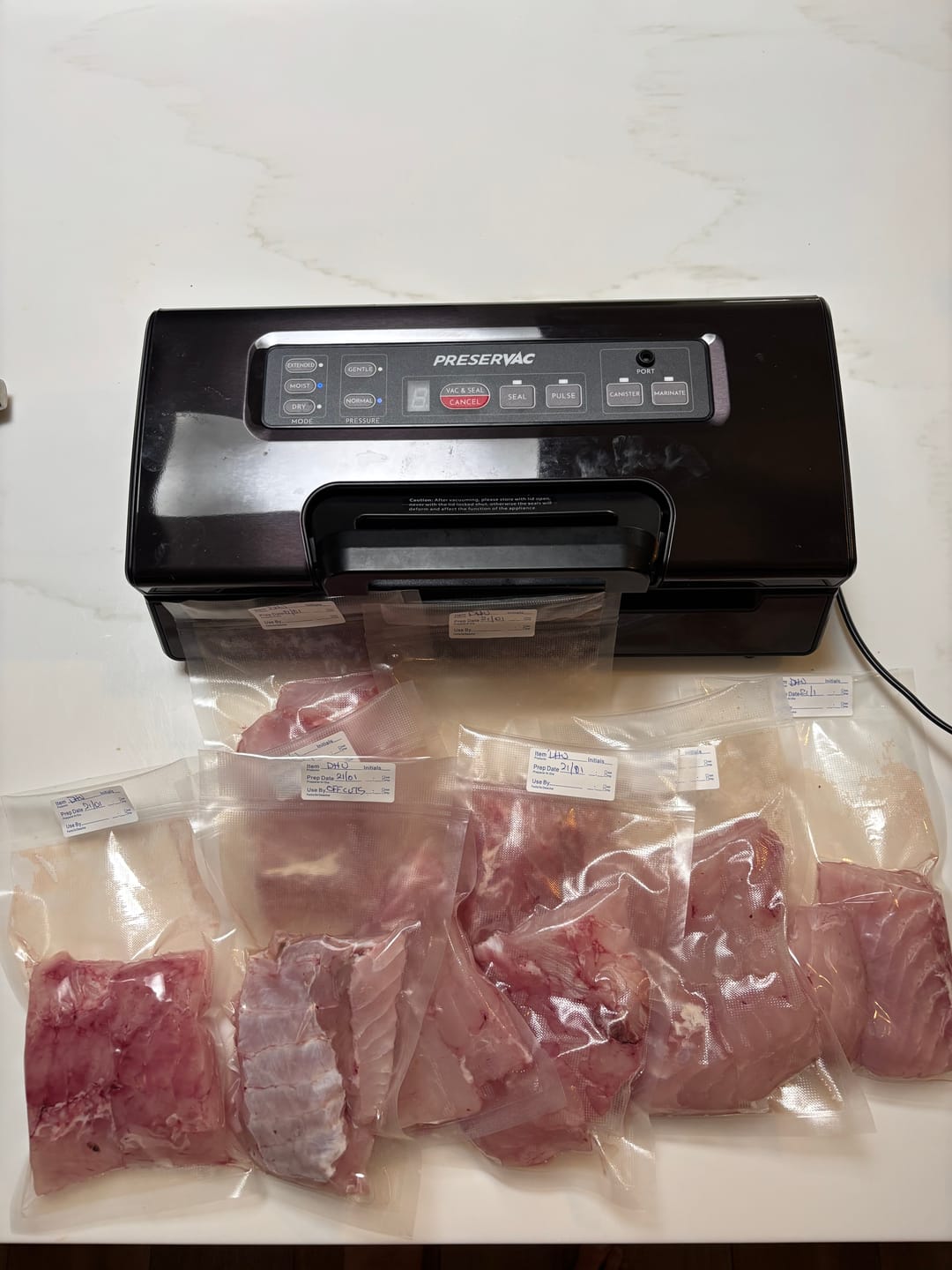 Customer photo review of Preservac PXR P2 Food Vacuum Sealer