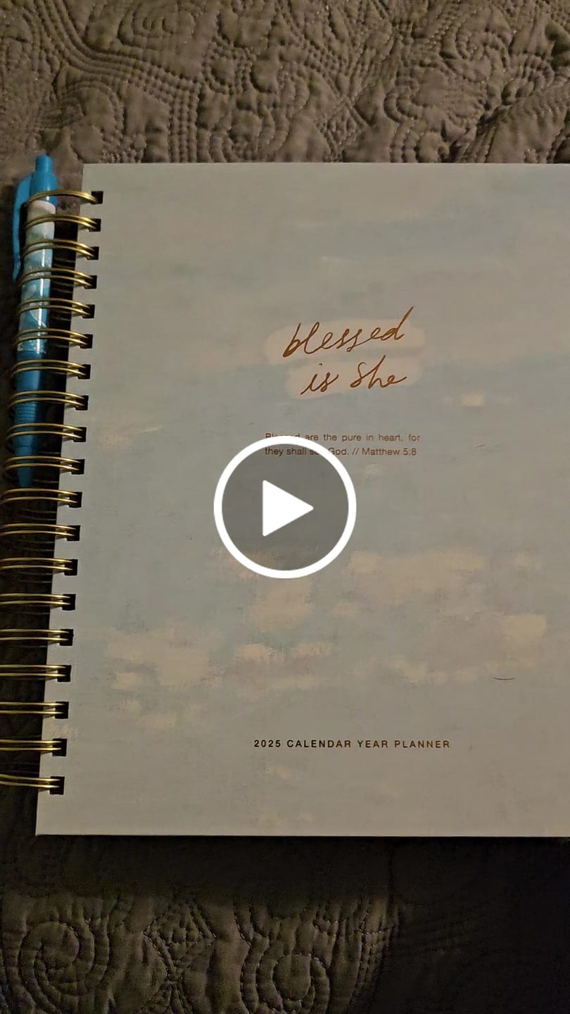 Customer video review of 2025 Calendar Year Catholic Liturgical Planner // Big Layout