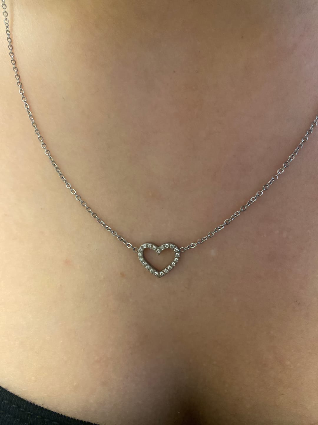 Customer photo review of Shine Heart Halskette | 18K vergoldet