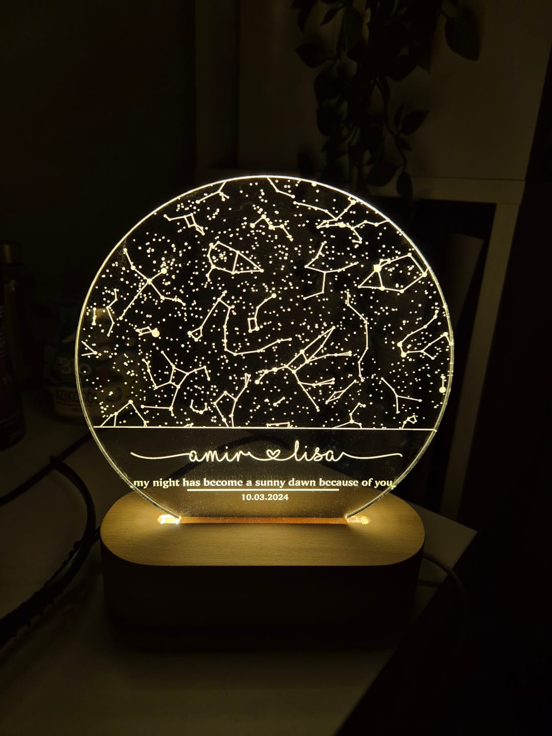Customer photo review of Euer Sternenhimmel Liebeslicht