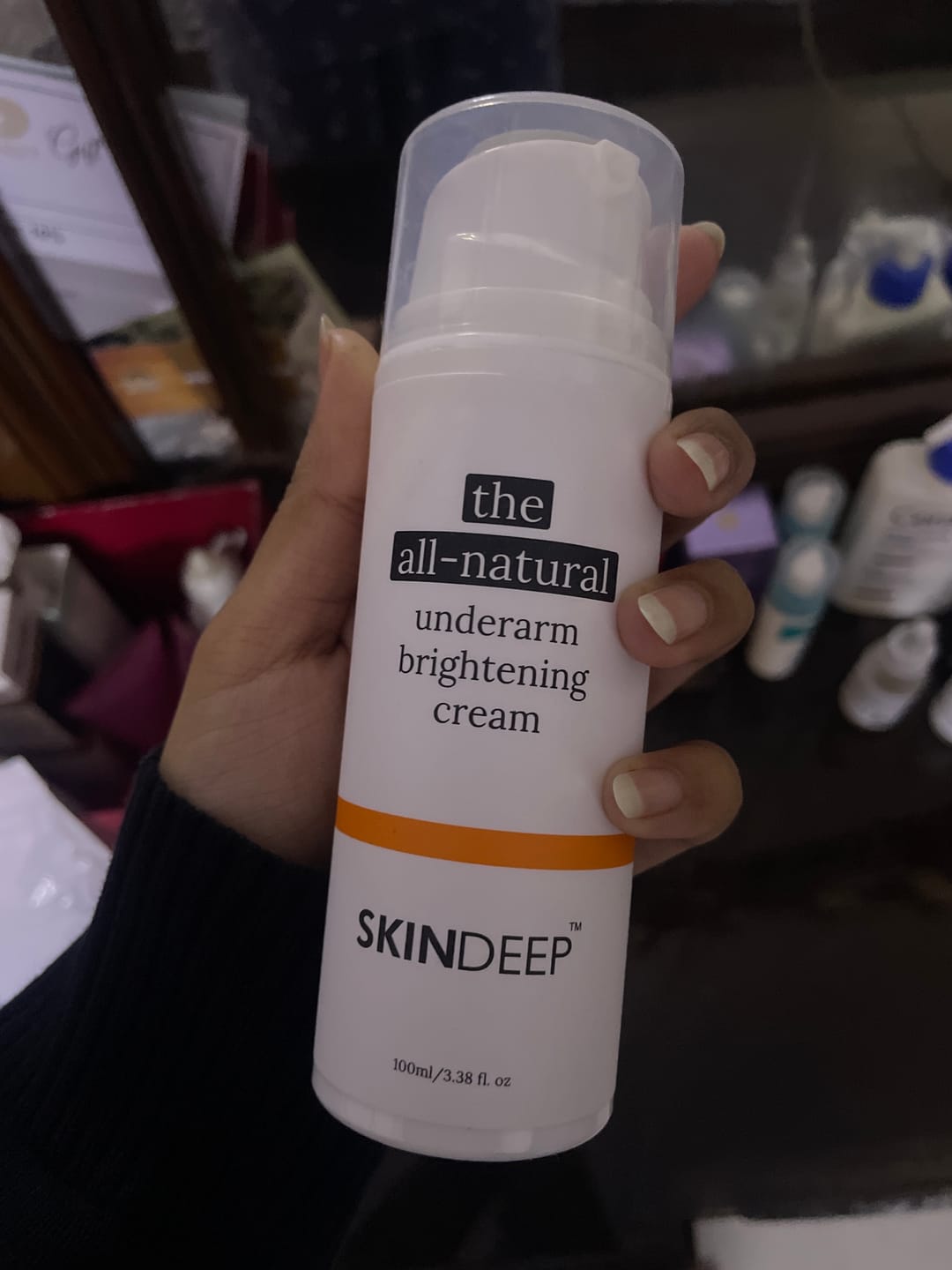 Customer photo review of THE ALL-NATURAL UNDERARM BRIGHTENING CREAM