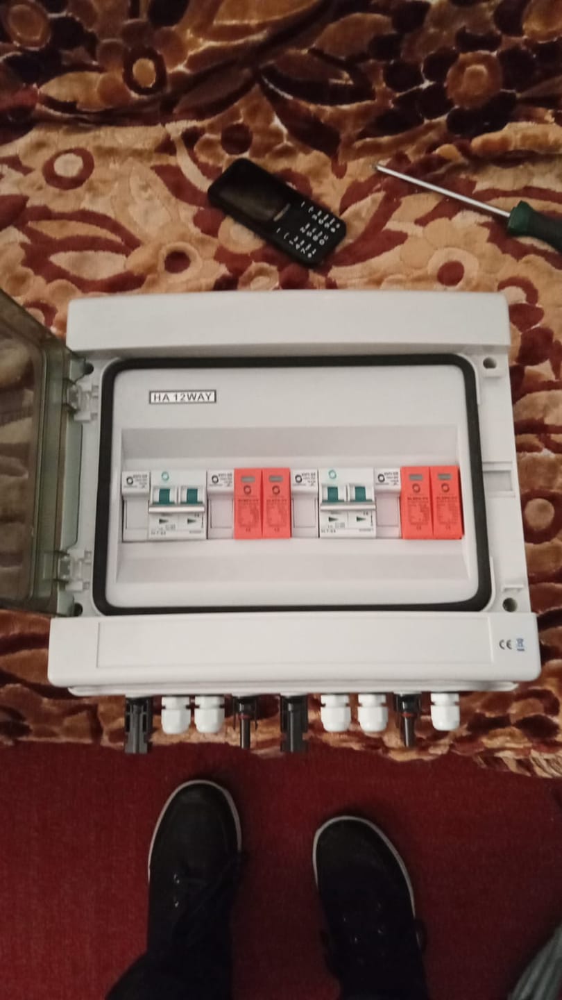 Customer photo review of Tablou sigurante pentru kiturile fotovoltaice 16A 500V cu doua stringuri