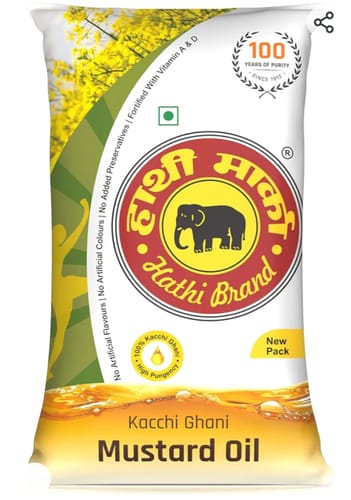 Customer photo review of Elephant Brand Hathi Marka Kacchi Ghani Mustard Oil