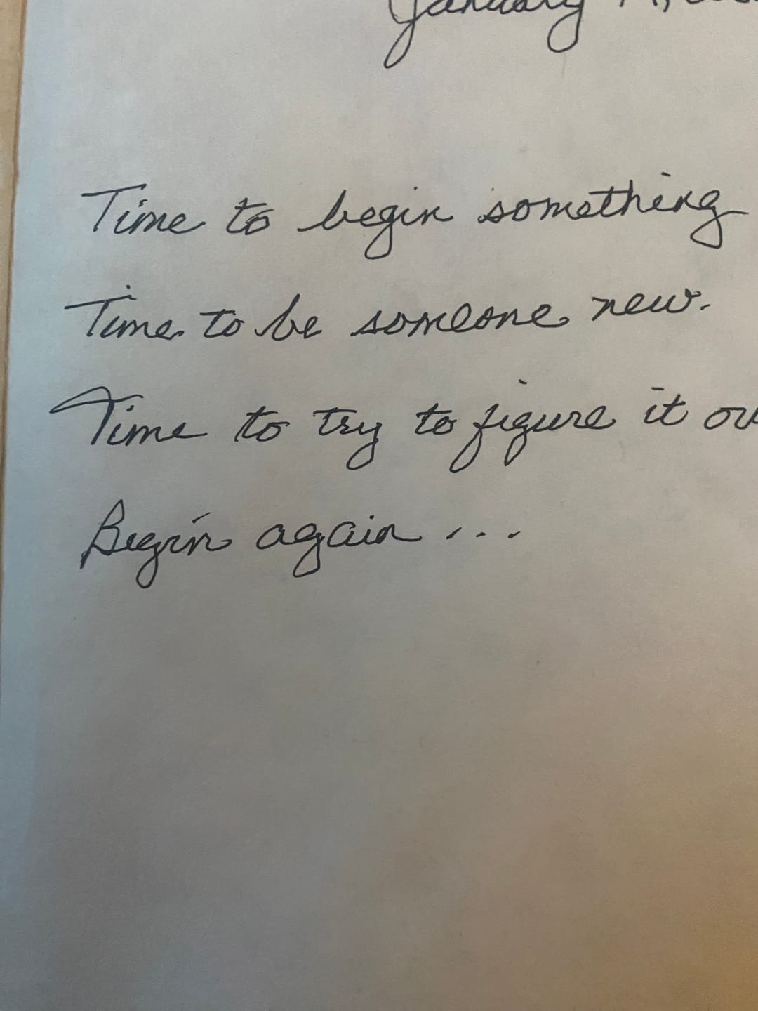 Customer photo review of The Future Belongs Eleanor Roosevelt Quote Leather Journal - 8x6 Size