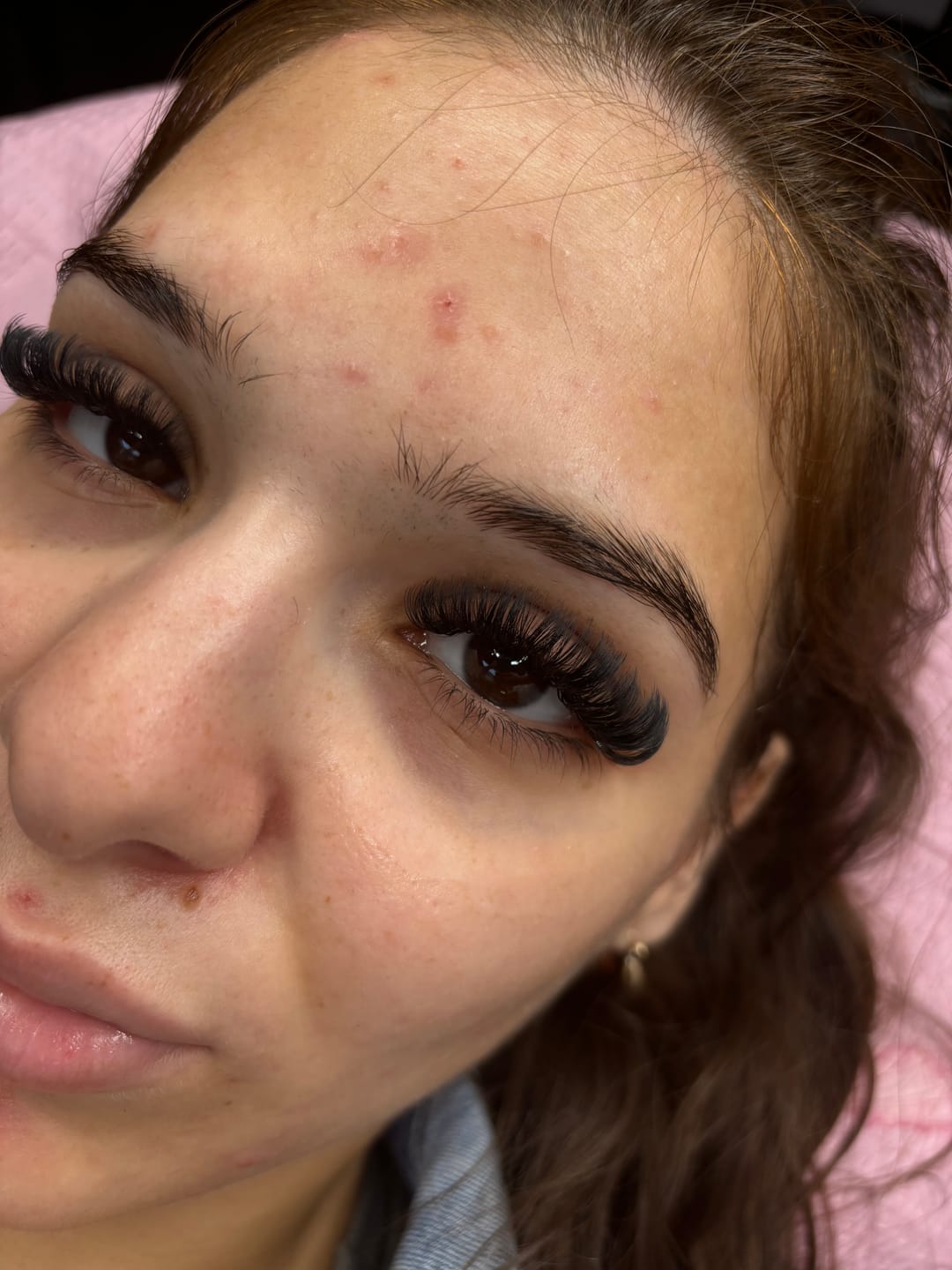 Customer photo review of Premium Eyelash Extensions 0.03mm