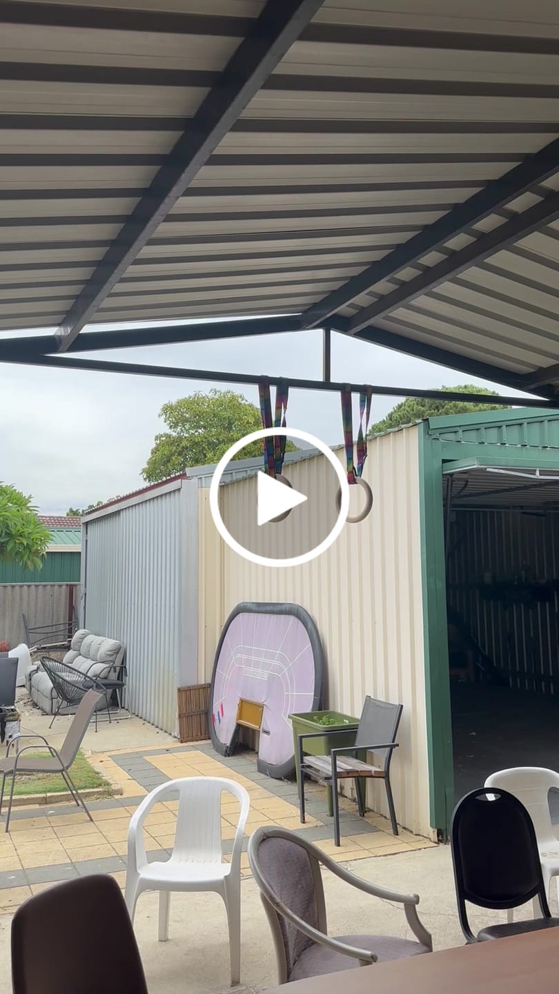 Customer video review of Gymnastic Ring Straps with Carabiners (Rainbow)