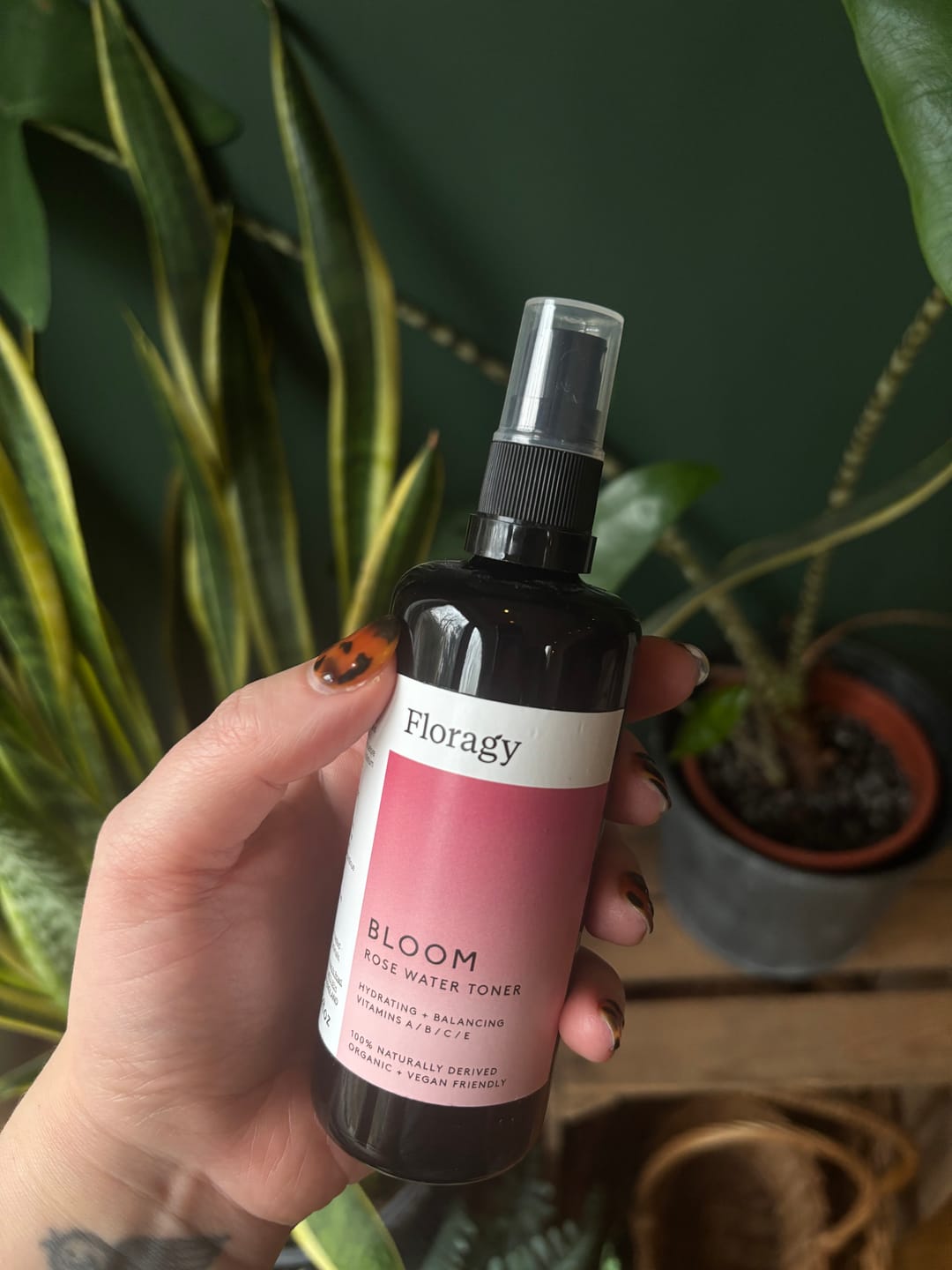 Customer photo review of Bloom – Organic Rose Water Toner