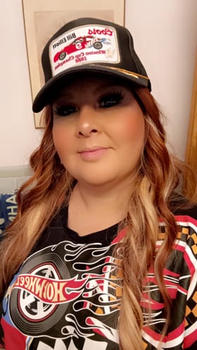 Customer photo review of GLORY DAYS CURVED BILL PATCH HAT