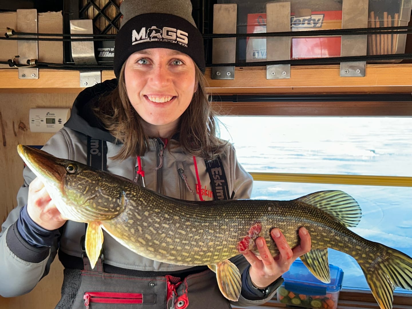 Customer photo review of Custom Carbon Ice Rod