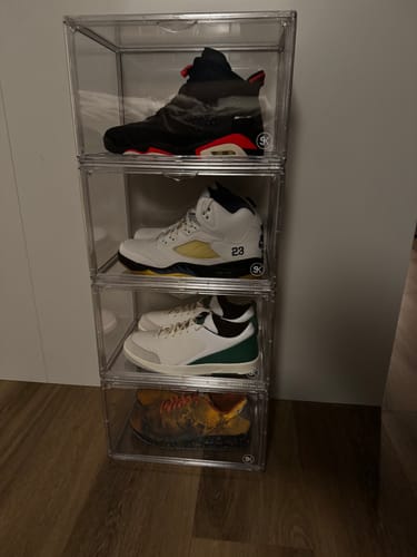 Fotorecensie van een klant over Acryle Sneakerbox Transparant