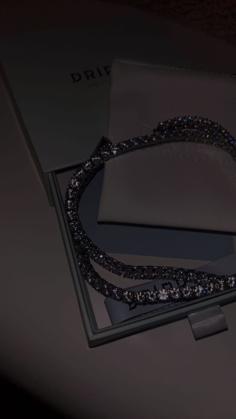Customer photo review of ICE BREAKER CHAIN. - 5MM WHITE GOLD