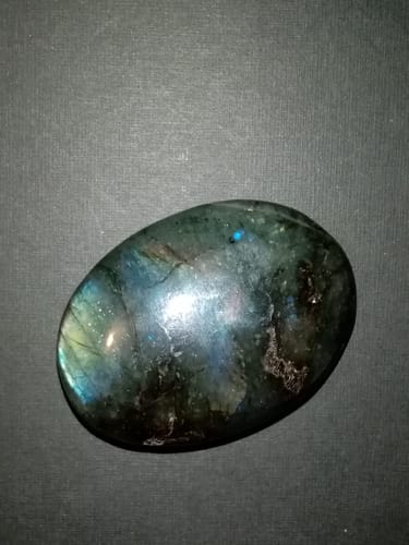 Customer photo review of Galet Labradorite Bleue Flash