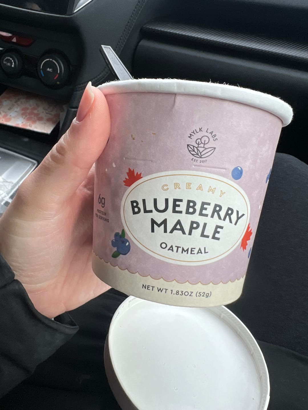 Customer photo review of Blueberry Maple Oatmeal