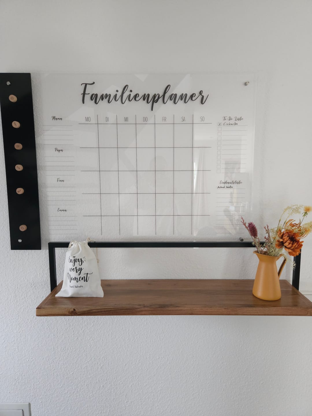 Customer photo review of Familienplaner für 4 Personen mit Magnetboard