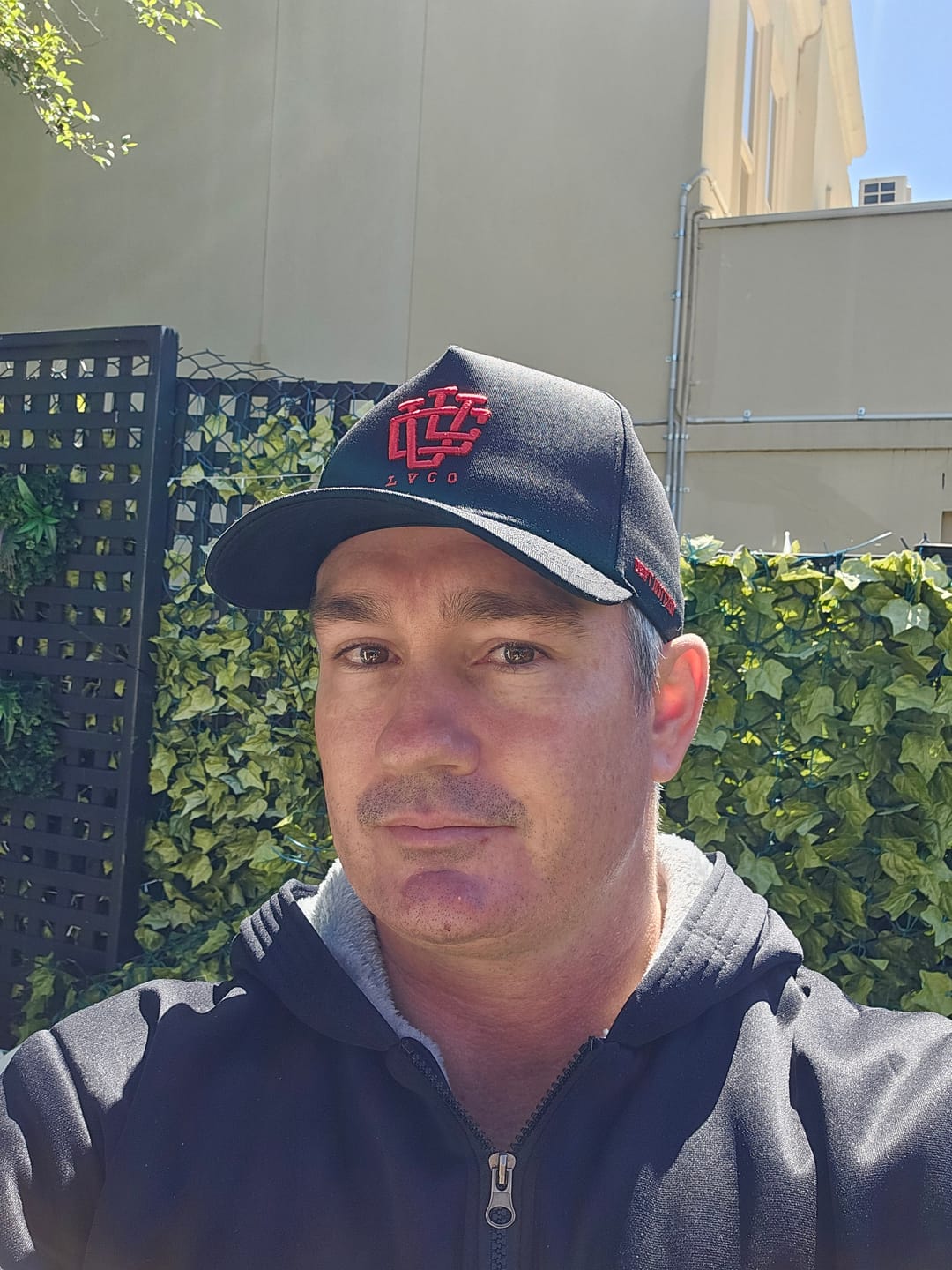 Customer photo review of LVCO "Blood Red" A-Frame Snapback