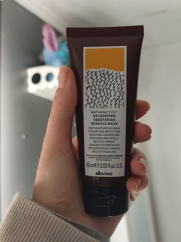 Customer photo review of Mascarilla Hidratante Milagro Vegetal Nourishing Naturaltech Davines