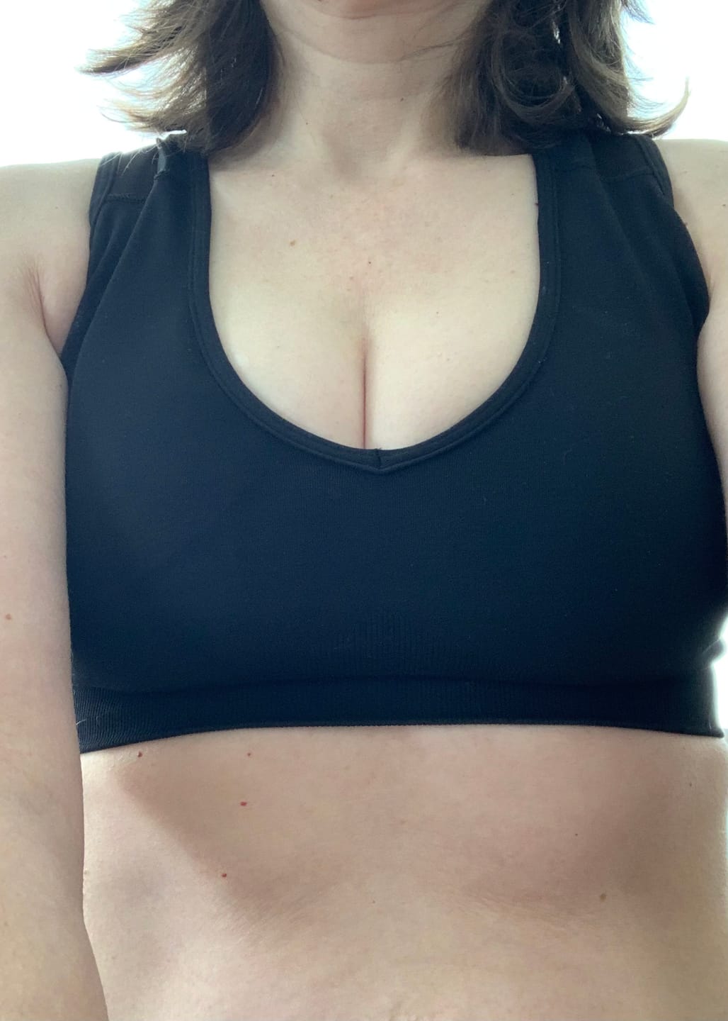 Customer photo review of AlignMe Pullover Posture Sports Bra For Women