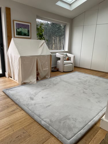 Customer photo review of Grey Play Mat