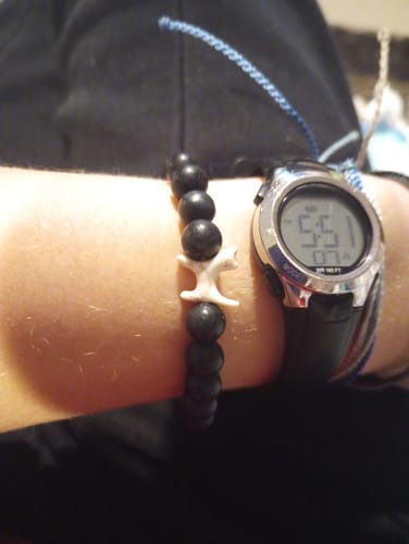 Customer photo review of STRĀ Cat Beaded Bracelet