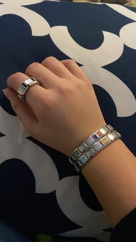 Customer photo review of Original Italian Charm Bracelet