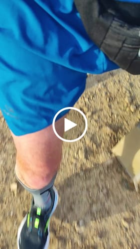 Customer video review of Staircase Hiker - גרבי לחץ גובה ברך (Knee High)