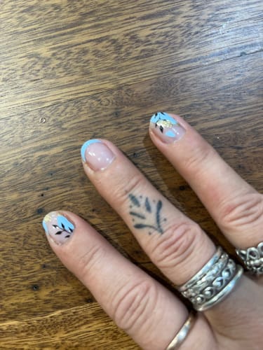 Customer photo review of Whisper | Nail Polish Wrap