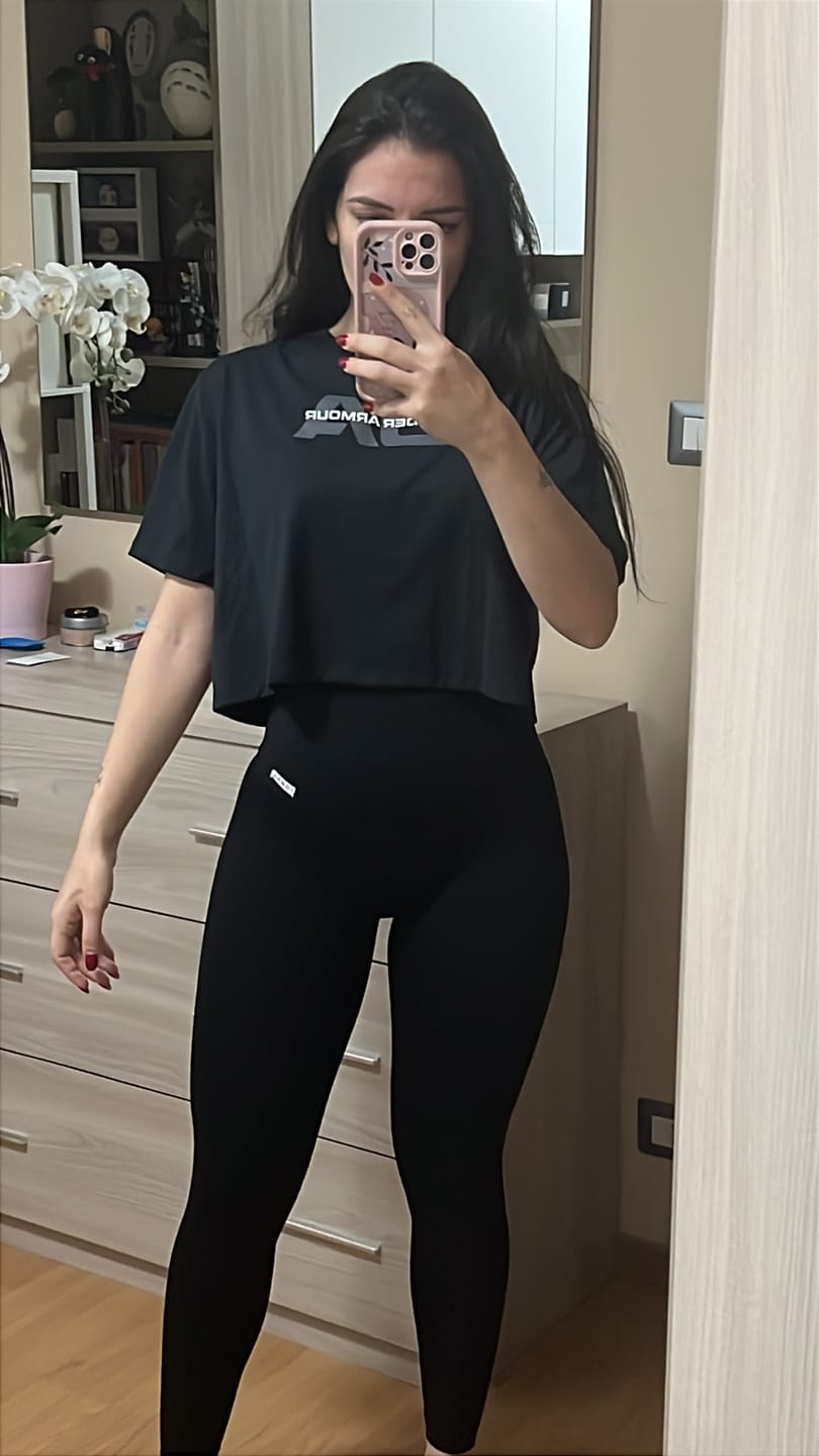 Customer photo review of Leggings Push up Gym Fashion Nero
