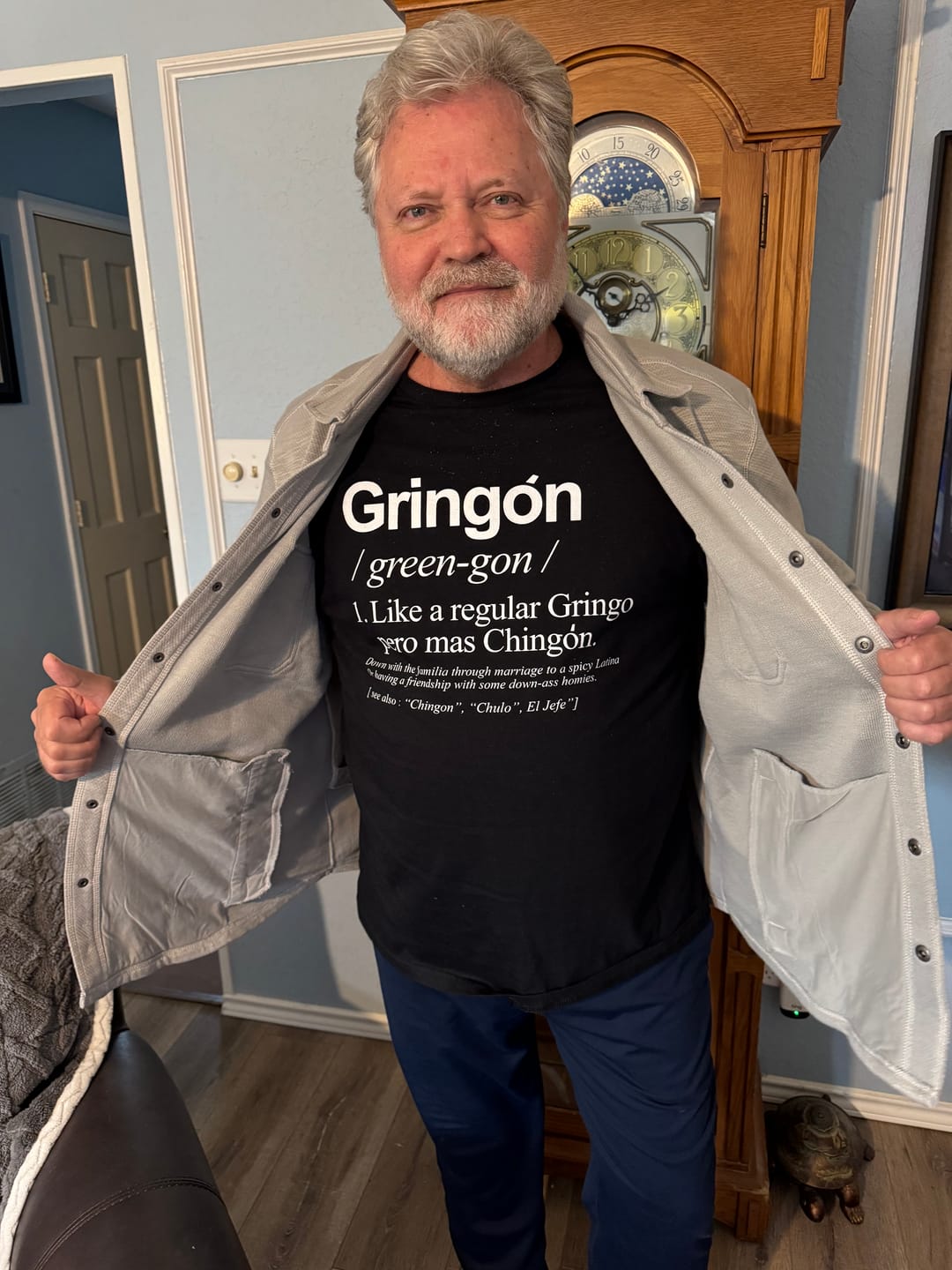 Customer photo review of El Gringon OG Old School T-Shirt