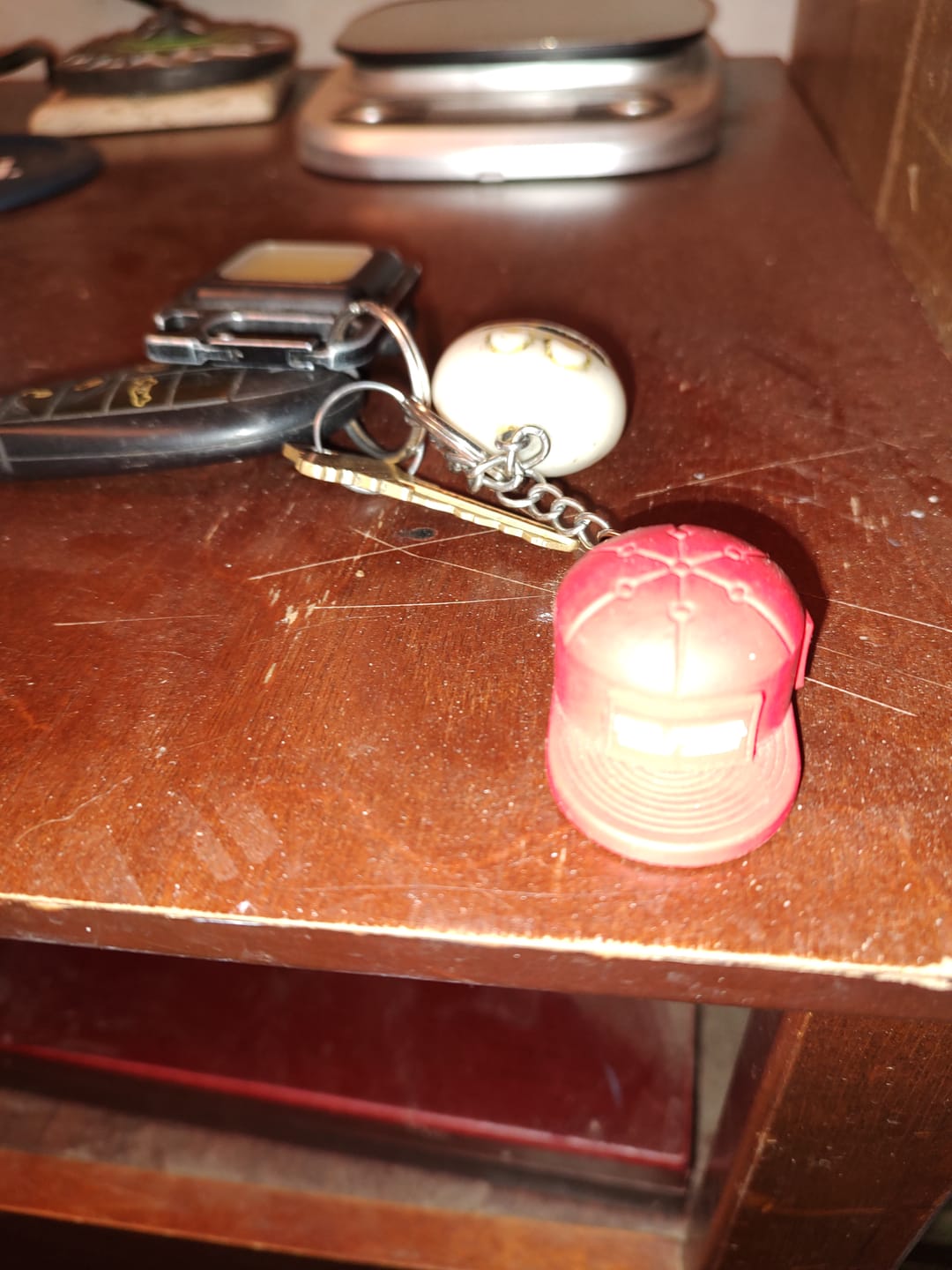 Customer photo review of MAGA Hat Keychain (Limited Edition)