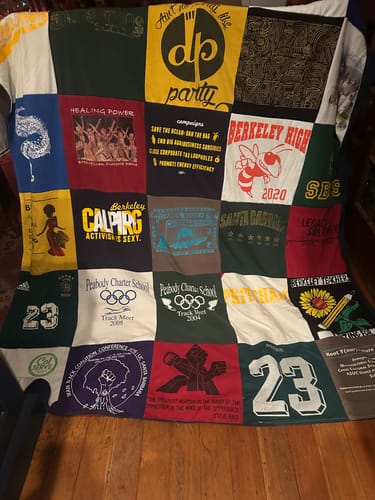 Customer photo review of T Shirt Quilt by Project Repat