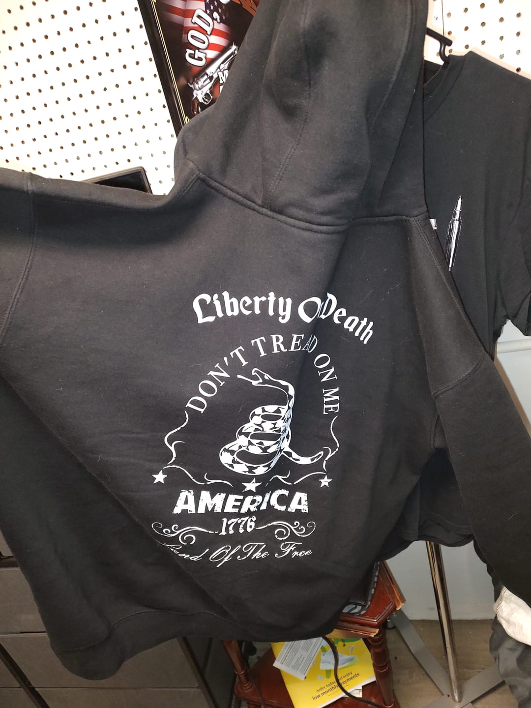 Customer photo review of Don't Tread On Me 1776 Hoodie